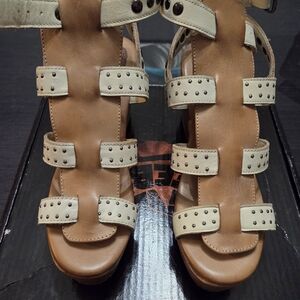 Freebird Winter Elegant Studded Leather Sandals